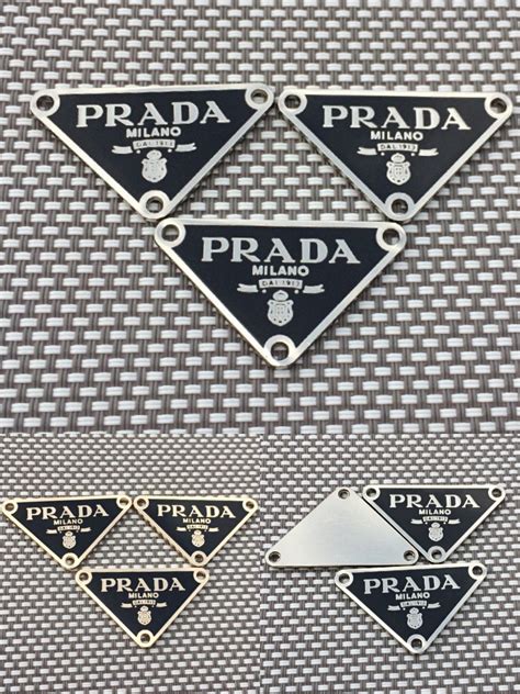 prada badge for sale|prada emblems.